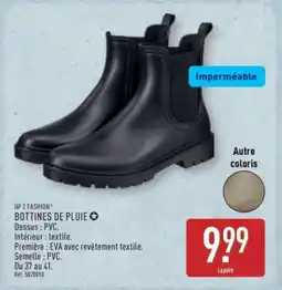 ALDI BOTTINES DE PLUIE offre