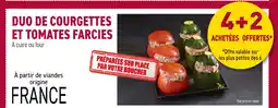 Carrefour Duo de courgettes et tomates farcies offre