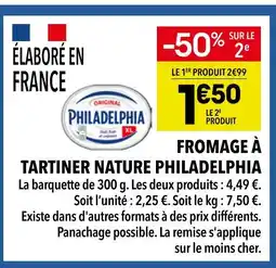 Supeco Philadelphia Fromage à tartiner nature offre
