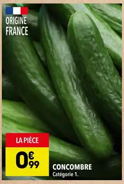 Supeco Origine France Concombre offre