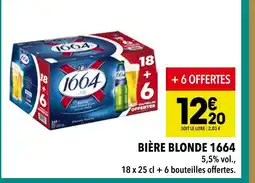Supeco 1664 Bière blonde offre