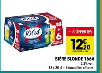 Supeco 1664 Bière blonde offre