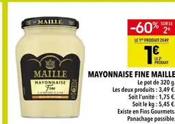 Supeco Maille Mayonnaise Fine offre