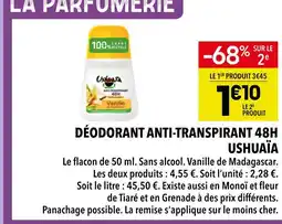 Supeco Ushuaïa Déodorant anti-transpirant 48H offre