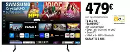 E.Leclerc Samsung - tv led 4k offre
