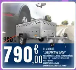 E.Leclerc Remorque inexpensive 2000 offre