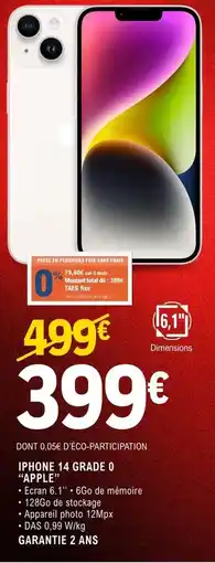 E.Leclerc Total - iphone 14 grade o aop offre