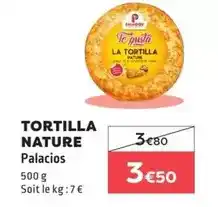 E.Leclerc Palacios - tortilla nature offre