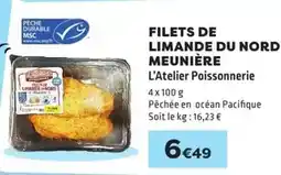 E.Leclerc Durable - filets de limande du nord meuniere offre