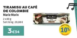 E.Leclerc Marie - tiramisu au café de colombie offre