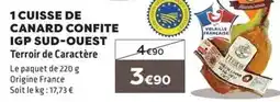 E.Leclerc Canard - 1 cuisse de confite igp sud-ouest offre
