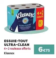 E.Leclerc Kleenex - essuie-tout ultra-clean offre