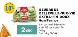 E.Leclerc Fini - beurre de belleville-sur-vie extra-fin doux offre