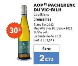 E.Leclerc Aop (1) pacherenc du vic-bilh offre