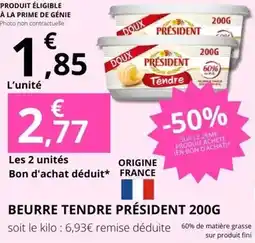 E.Leclerc Président - beurre tendre offre