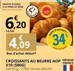 E.Leclerc Prime - croissants au beurre aop offre