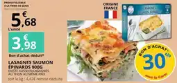 E.Leclerc Prime - lasagnes saumon épinards offre