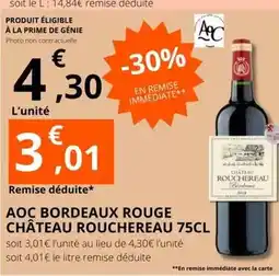 E.Leclerc Prime - aoc bordeaux rouge offre