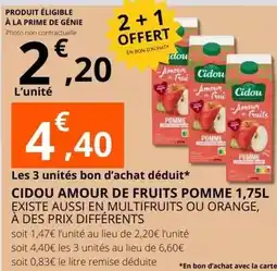 E.Leclerc Prime - cidou amour de fruits pomme offre