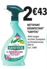 E.Leclerc Sanytol - nettoyant désinfectant offre