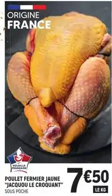 E.Leclerc Poulet fermier jaune jacquot offre