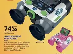 JouéClub Vtech - jumelles vidéos interactives offre
