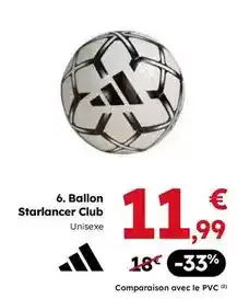 Sport 2000 Ballon starlancer club offre