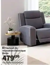 Conforama Fauteuil de relaxation électrique offre