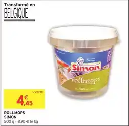 Intermarché Hyper Simon - rollmops offre