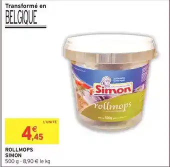 Intermarché Hyper Simon - rollmops offre