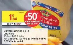 Intermarché Hyper Crown's - mayonnaise de lille offre