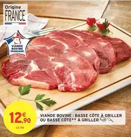 Intermarché Hyper Viande bovine: basse côte à griller ou basse côte à griller offre