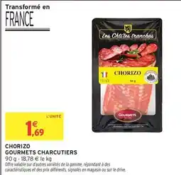Intermarché Hyper Signal - chorizo offre