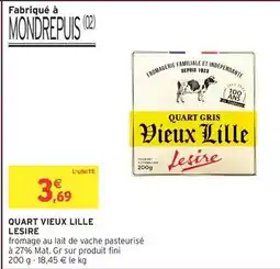 Intermarché Hyper Vieux lille - quart offre