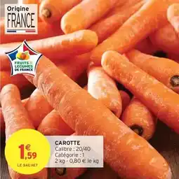 Intermarché Hyper Carotte offre