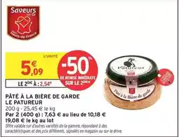 Intermarché Hyper Signal - pâté à la bière de garde offre