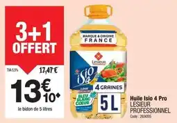 Promocash Lesieur - huile isio 4 pro offre