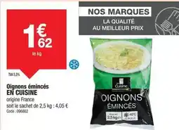 Promocash Oignons émincés en cuisine offre