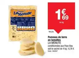 Promocash Pommes de terre en lamelles offre