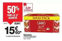 Promocash Lotus - spéculoos offre