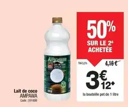 Promocash Lait de coco offre