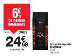 Promocash L'or - café grain espresso gourmand offre