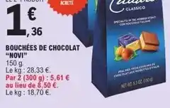E.Leclerc Express Bouchées de chocolat offre
