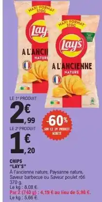 E.Leclerc Express Lay's - chips offre