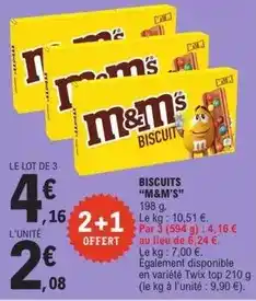 E.Leclerc Express M&m's - biscuits offre
