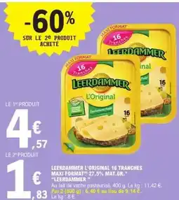 E.Leclerc Express Leerdammer - l'original 16 tranches maxi format offre