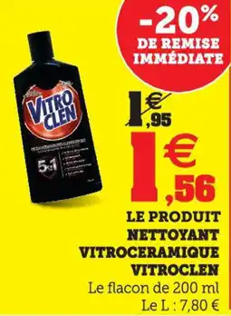 Hyper U Nettoyant vitroceramique vitroclen offre