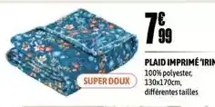 L'incroyable Plaid imprime offre