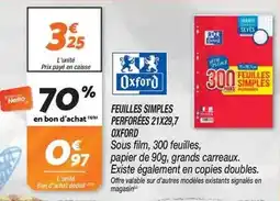 Netto Netto - feuilles simples perforées 21x29,7 offre