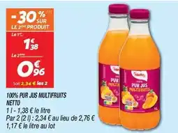 Netto Netto - 100% pur jus multifruits offre